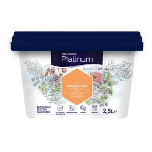 Poli-Farbe Platinum B60 egyrétegű beltéri falfesték - barackvirág - 2,5 l