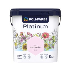 Poli-Farbe Platinum CS20 egyrétegű beltéri falfesték - csillagfürt - 5 l