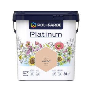 Poli-Farbe Platinum GY30 egyrétegű beltéri falfesték - gyékény - 5 l