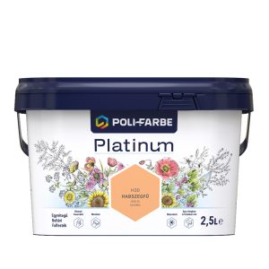 Poli-Farbe Platinum H30 egyrétegű beltéri falfesték - habszegfű - 2,5 l