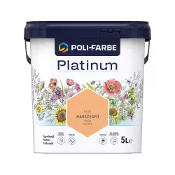  Poli-Farbe Platinum H30 egyrétegű beltéri falfesték - habszegfű - 5 l