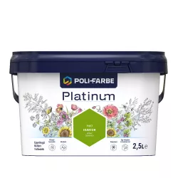   Poli-Farbe Platinum H60 egyrétegű beltéri falfesték - hunyor - 2,5 l