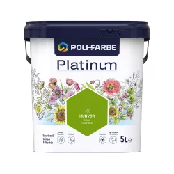   Poli-Farbe Platinum H60 egyrétegű beltéri falfesték - hunyor - 5 l