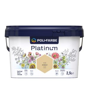 Poli-Farbe Platinum K30 egyrétegű beltéri falfesték - komló - 2,5 l
