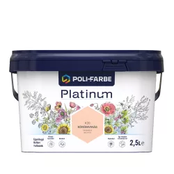   Poli-Farbe Platinum K20 egyrétegű beltéri falfesték - körömvirág - 2,5 l