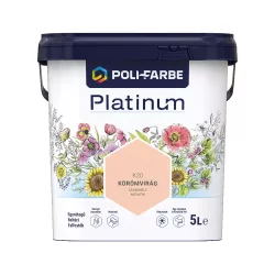   Poli-Farbe Platinum K20 egyrétegű beltéri falfesték - körömvirág - 5 l