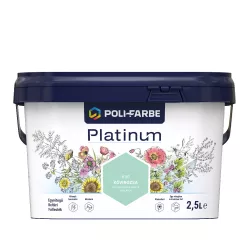   Poli-Farbe Platinum K50 egyrétegű beltéri falfesték - kövirózsa - 2,5 l