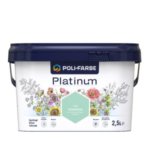 Poli-Farbe Platinum K50 egyrétegű beltéri falfesték - kövirózsa - 2,5 l