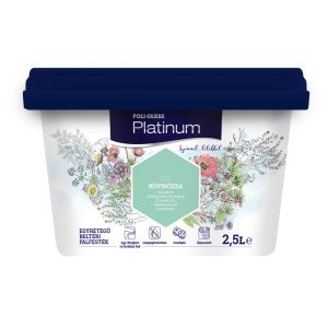 Poli-Farbe Platinum K50 egyrétegű beltéri falfesték - kövirózsa - 2,5 l