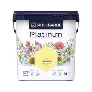 Poli-Farbe Platinum L20 egyrétegű beltéri falfesték - libapimpó - 5 l
