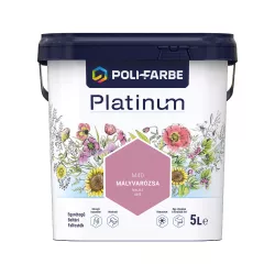   Poli-Farbe Platinum M40 egyrétegű beltéri falfesték - mályvarózsa - 5 l
