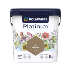   Poli-Farbe Platinum M60 egyrétegű beltéri falfesték - mandula - 5 l