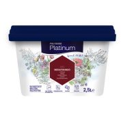   Poli-Farbe Platinum M80 egyrétegű beltéri falfesték - meggybordó - 2,5 l