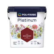   Poli-Farbe Platinum M80 egyrétegű beltéri falfesték - meggybordó - 5 l