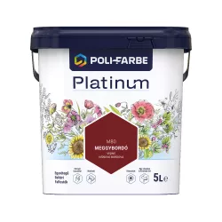   Poli-Farbe Platinum M80 egyrétegű beltéri falfesték - meggybordó - 5 l