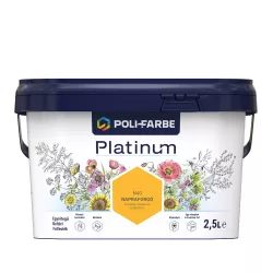   Poli-Farbe Platinum N40 egyrétegű beltéri falfesték - napraforgó - 2,5 l