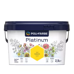   Poli-Farbe Platinum N60 egyrétegű beltéri falfesték - nárcisz - 2,5 l