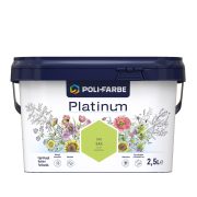   Poli-Farbe Platinum S40 egyrétegű beltéri falfesték - sás - 2,5 l