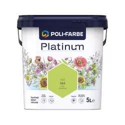   Poli-Farbe Platinum S40 egyrétegű beltéri falfesték - sás - 5 l