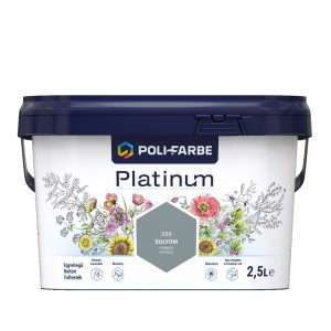Poli-Farbe Platinum S50 egyrétegű beltéri falfesték - sulyom - 2,5 l