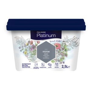 Poli-Farbe Platinum S50 egyrétegű beltéri falfesték - sulyom - 2,5 l