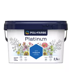   Poli-Farbe Platinum SZ70 egyrétegű beltéri falfesték - szarkaláb - 2,5 l