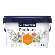   Poli-Farbe Platinum T80 egyrétegű beltéri falfesték - trombitavirág - 2,5 l