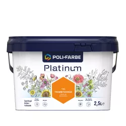   Poli-Farbe Platinum T80 egyrétegű beltéri falfesték - trombitavirág - 2,5 l