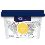   Poli-Farbe Platinum A70 egyrétegű beltéri falfesték - aranyeső - 2,5 l