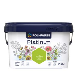 Poli-Farbe Platinum P50 egyrétegű beltéri falfesték - palástfű - 2,5 l