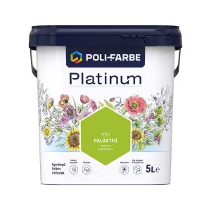 Poli-Farbe Platinum P50 egyrétegű beltéri falfesték - palástfű - 5 l