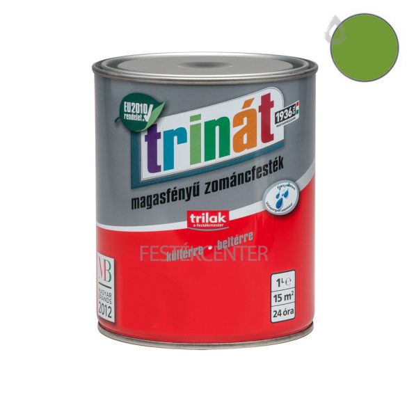 Trilak Trinát magasfényű zománcfesték 600 - zöld - 1 l