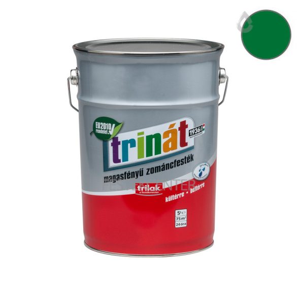 Trilak Trinát magasfényű zománcfesték 601  - zöld - 5 l