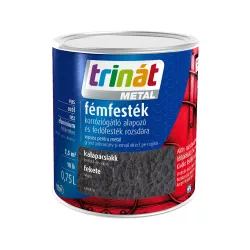 Trinát Metal kalapács fémfesték - fekete - 0,75 l