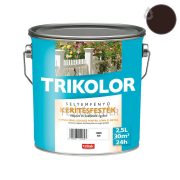  Trilak Trikolor selyemfényű kerítésfesték - csokoládébarna - 2,5 l