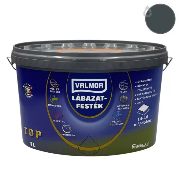 Valmor lábazatfesték - antracit - 4 l