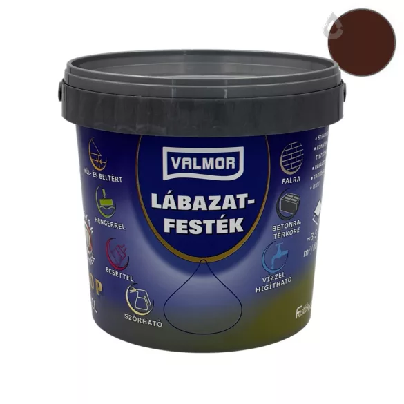 Valmor lábazatfesték - barna - 1 l