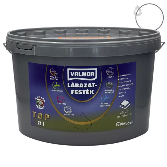 Valmor lábazatfesték - fehér - 8 l
