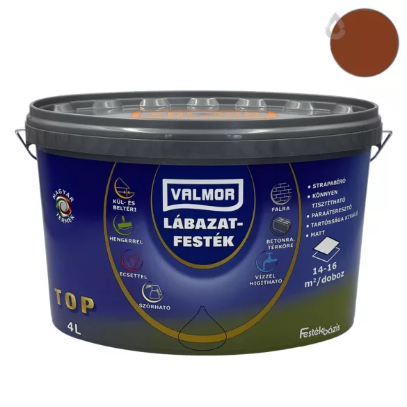Valmor lábazatfesték - közép barna - 4 l