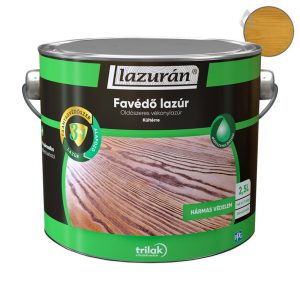 Trilak Lazurán 3 IN 1 oldószeres favédő lazúr - cédrus - 2,5 l
