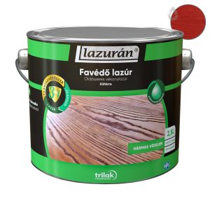 Trilak Lazurán 3 IN 1 oldószeres favédő lazúr - cseresznye - 2,5 l