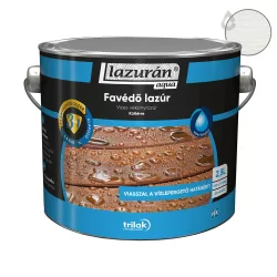 Trilak Lazurán Aqua 3 IN 1 favédő lazúr - fehér - 2,5 l