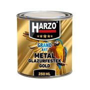 Harzo Metál Glazúrfesték - gold - 250 ml