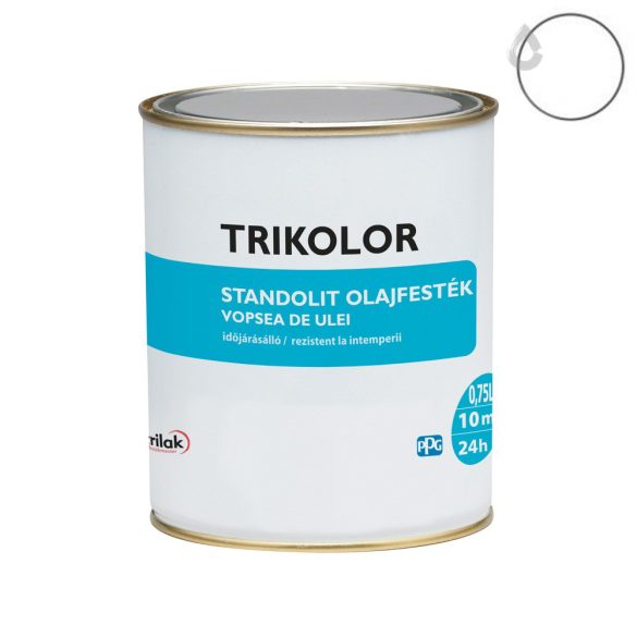 Trilak Trikolor Standolit 100 olajfesték - fehér - 0,75 l
