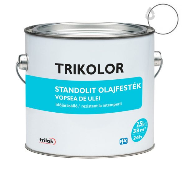 Trilak Trikolor Standolit 100 olajfesték - fehér - 2,5 l