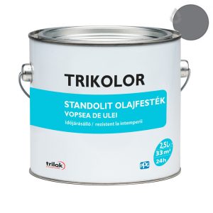 Trilak Trikolor Standolit 200 olajfesték - szürke - 2,5 l