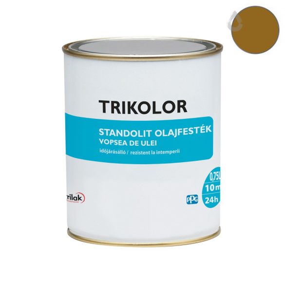 Trilak Trikolor Standolit 551 olajfesték - szatinóber - 0,75 l