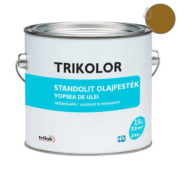 Trilak Trikolor Standolit 551 olajfesték - szatinóber - 2,5 l