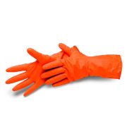   Schuller Cleanstar Orange latex háztartási kesztyű  - CAT1 - S