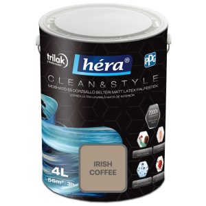 Trilak Héra Clean&Style beltéri színezett vízlepergető falfesték - irish coffee - 4 l